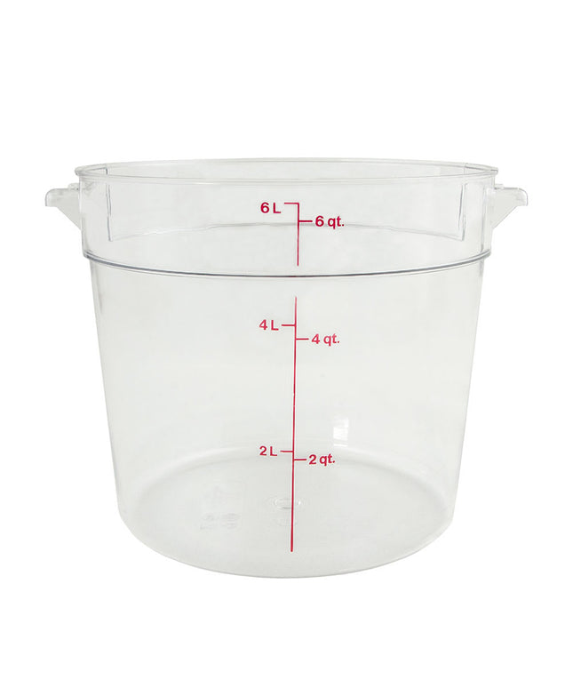 Cambro RFSCW6135 Hộp Đựng Thực Phẩm Tròn Camwear 5.7 lít - Trong Suốt