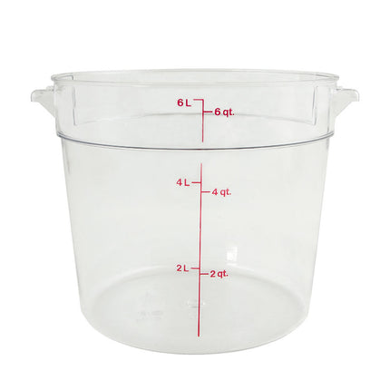 Cambro RFSCW6135 Hộp Đựng Thực Phẩm Tròn Camwear 5.7 lít - Trong Suốt
