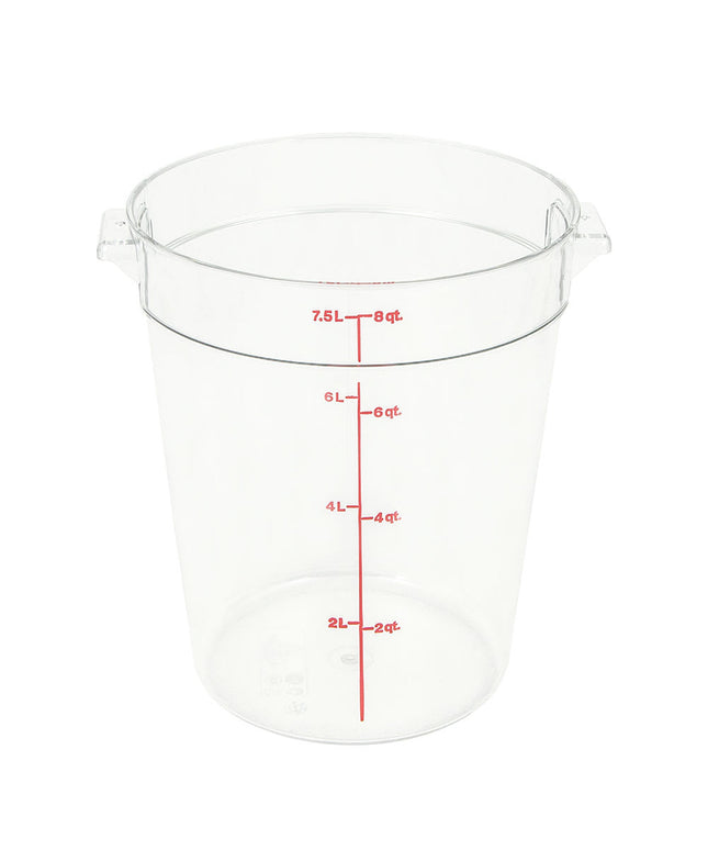 Hộp Đựng Thực Phẩm Tròn Cambro RFSCW8135 7.6 lít Camwear - Trong Suốt