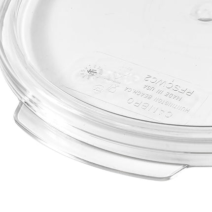 Cambro RFSCWC2135 Camwear Nắp Đậy - 2/3.8 lít, Trong Suốt