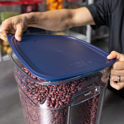 Cambro SFC12FPPP267 Nắp CamSquare® FreshPro Cho Hộp Đựng 12, 18 & 20.8 lít, Polyethylene, Xanh Trong Mờ