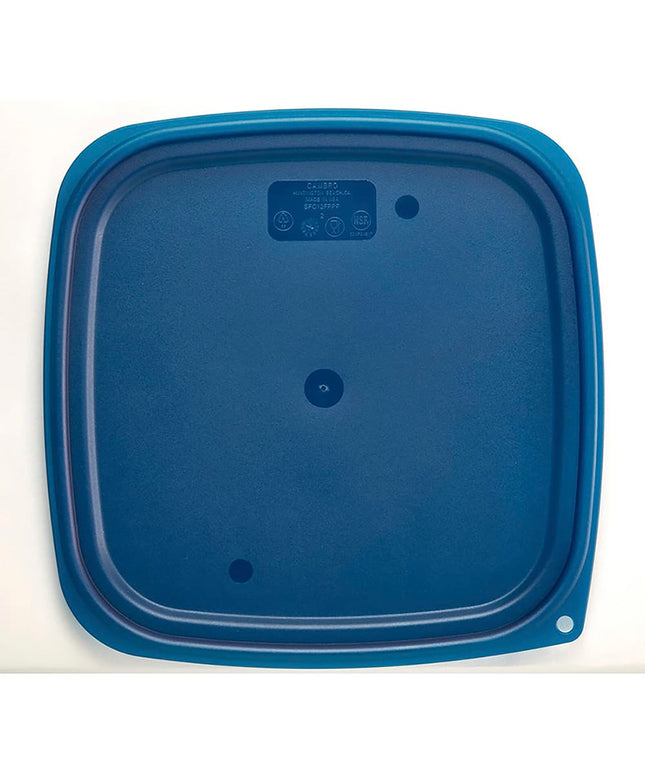 Cambro SFC12FPPP267 Nắp CamSquare® FreshPro Cho Hộp Đựng 12, 18 & 20.8 lít, Polyethylene, Xanh Trong Mờ