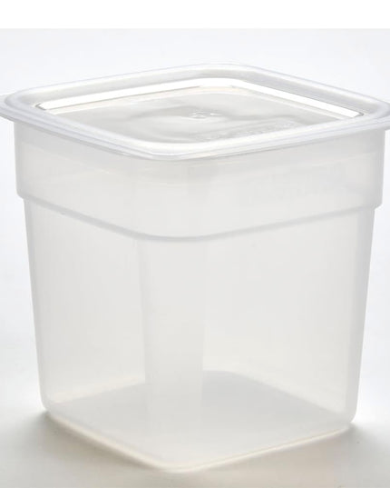 Cambro SFC1FPPP190 CamSquare® Nắp Đậy Cho Hộp Đựng 1/2 & 0.9 lít, Polyethylene, Trong Mờ