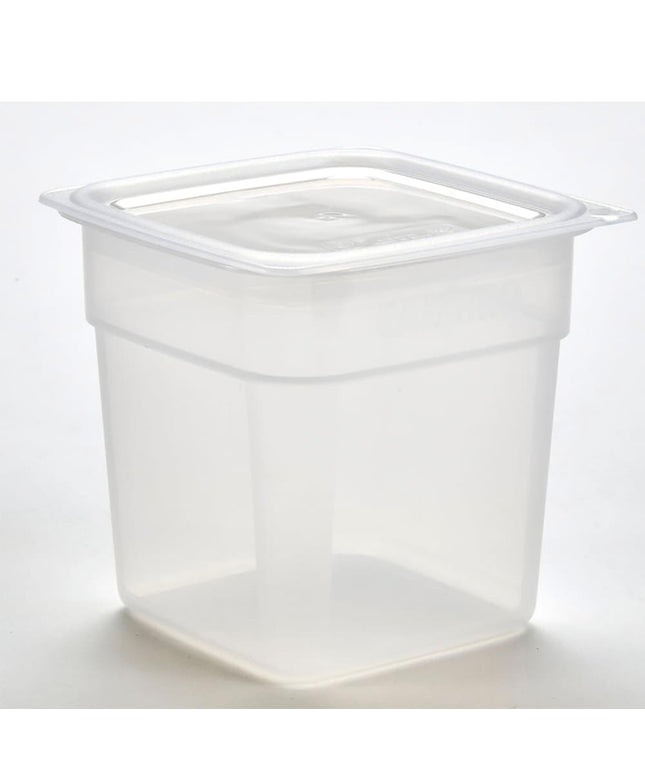 Cambro SFC1FPPP190 CamSquare® Nắp Đậy Cho Hộp Đựng 1/2 & 0.9 lít, Polyethylene, Trong Mờ