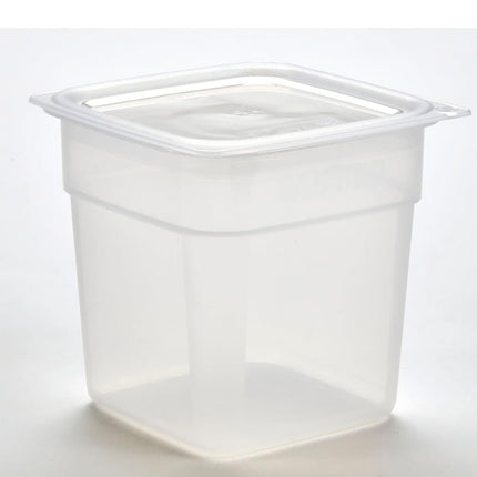 Cambro SFC1FPPP190 CamSquare® Nắp Đậy Cho Hộp Đựng 1/2 & 0.9 lít, Polyethylene, Trong Mờ