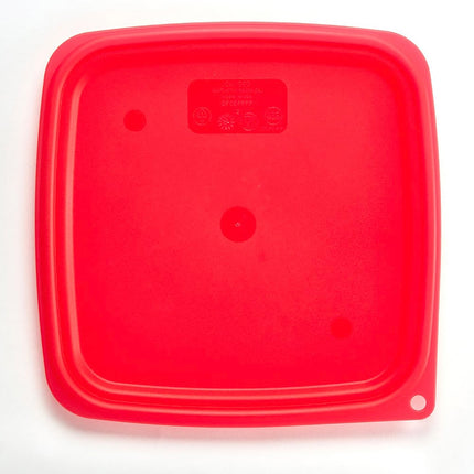 Nắp Cambro SFC6FPPP266 CamSquare® FreshPro Cho Hộp Đựng 6 & 7.6 lít, Polyethylene, Đỏ Trong Mờ
