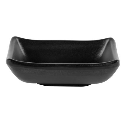 Đĩa đựng nước chấm melamine mờ GET SD-3828-BK Nara 10 x 7 cm 59 ml - Màu đen, Thùng 24 cái