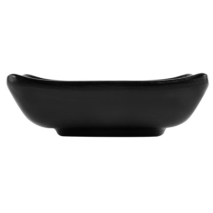 Đĩa đựng nước chấm melamine mờ GET SD-3828-BK Nara 10 x 7 cm 59 ml - Màu đen, Thùng 24 cái
