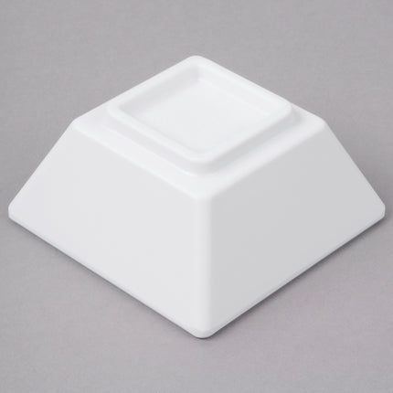 Đĩa melamine cao cấp Global Solutions JW33 Zen 118 ml trắng vuông melamine Ramekin - Thùng 6 cái