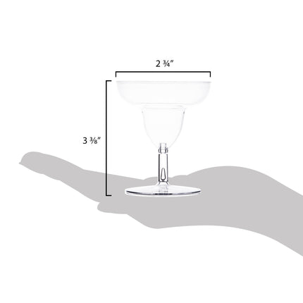 Ly nhựa trong 2 mảnh Fineline Tiny Temptations 6402-CL 59 ml - Thùng 120 cái