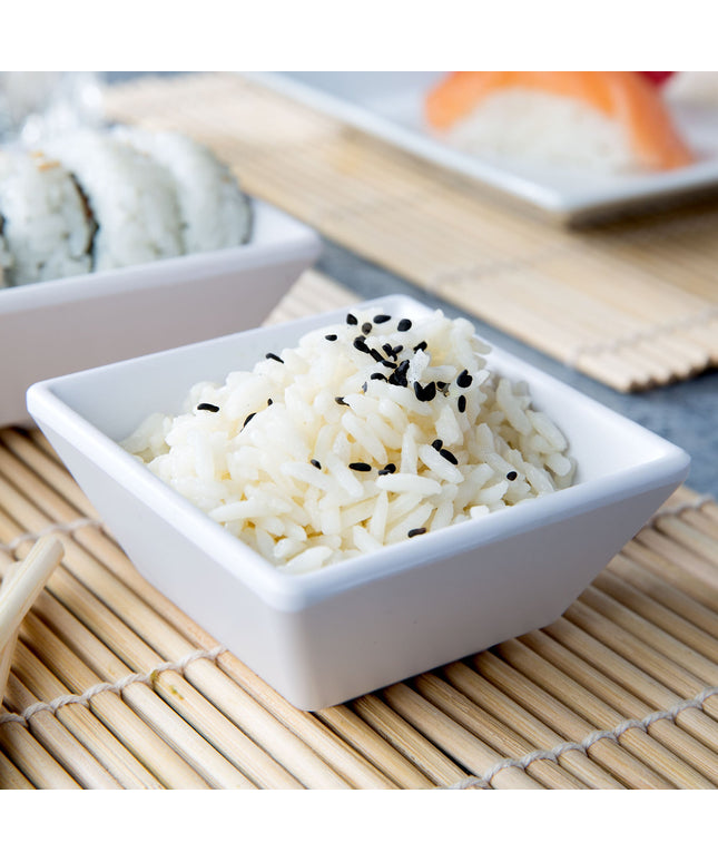 Đĩa melamine cao cấp Global Solutions JW33 Zen 118 ml trắng vuông melamine Ramekin - Thùng 6 cái