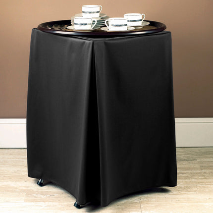 Vỏ bọc giá đỡ khay Snap Drape Wyndham đen 48 x 43 x 76 cm