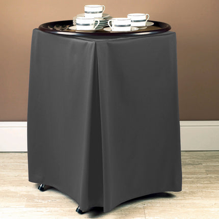 Vỏ bọc giá đỡ khay Snap Drape Wyndham xám than 48 x 43 x 76 cm
