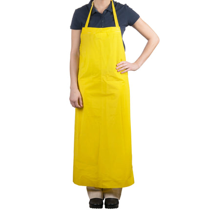 Tạp dề rửa chén PVC/polyester 14 mil Cordova vàng
