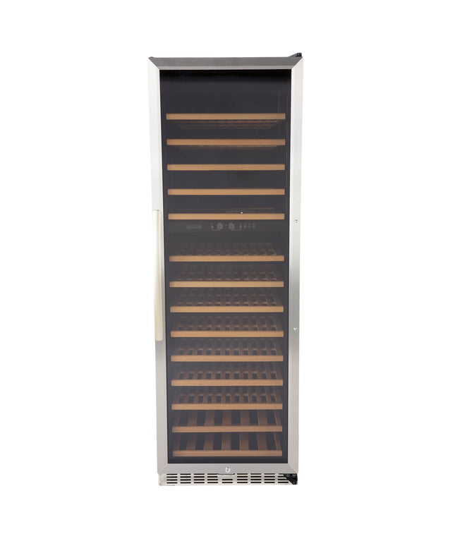 Tủ bảo quản rượu vang cửa kính hai vùng nhiệt Eurodib USF168D 154 chai