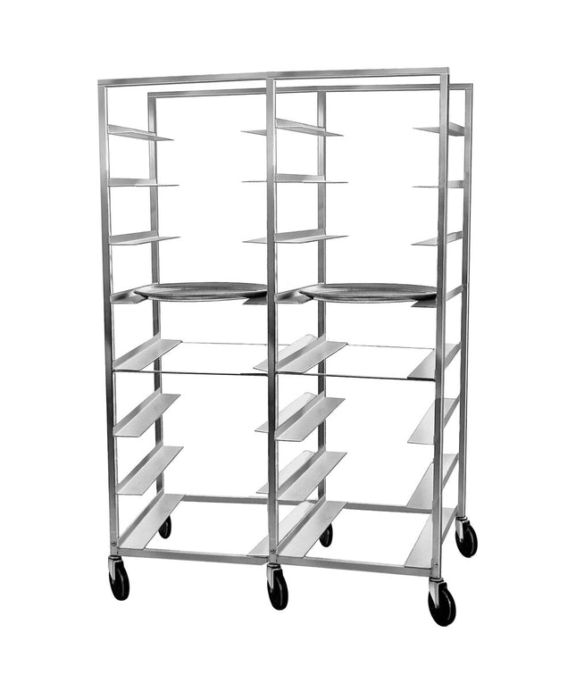 Xe giá khay nhôm oval đôi Channel AXD-OT-8D 16 khay - Đã lắp ráp