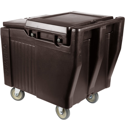 Thùng đá di động Cambro ICS125L131 SlidingLid màu nâu đậm - Sức chứa 57 kg
