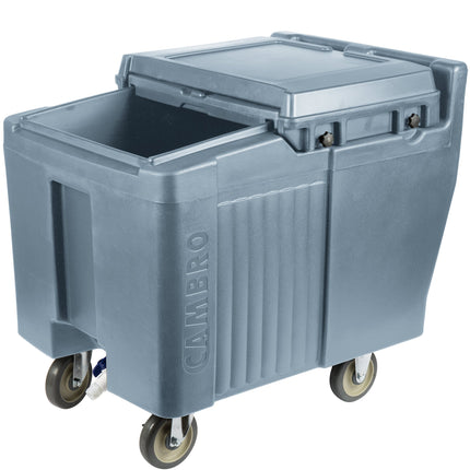 Khoang đá di động Cambro ICS125L401 SlidingLid màu xanh đá phiến - Sức chứa 56,7 kg