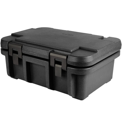 Thùng giữ nhiệt vận chuyển khay thực phẩm nạp từ trên, sâu 15 cm Cambro Camcarrier Ultra Pan Carrier UPC160110 màu đen