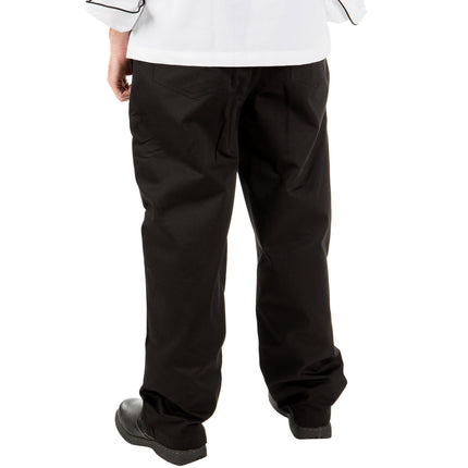 Quần bếp unisex Mercer Culinary Genesis M61060BK màu đen - cỡ L