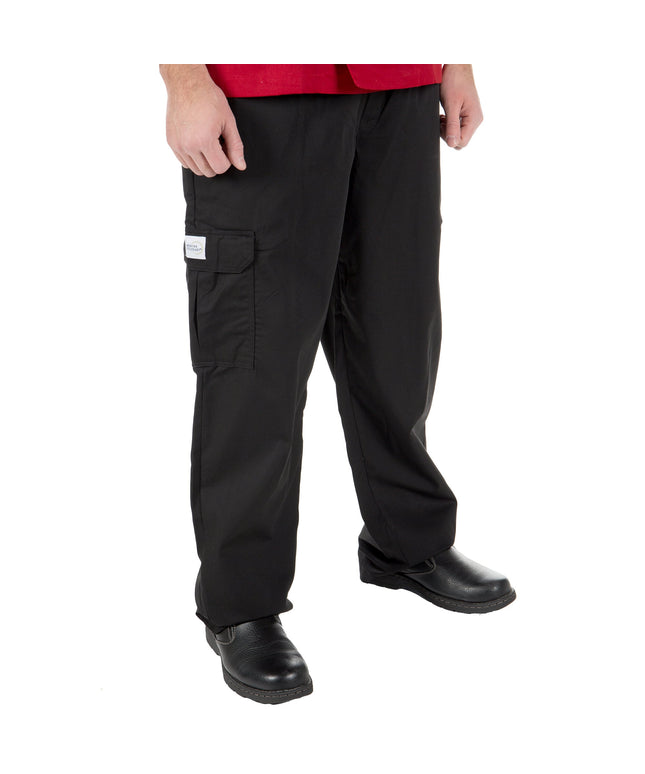 Quần bếp Mercer Culinary Genesis® unisex đen quần túi hộp M61090BK - XL