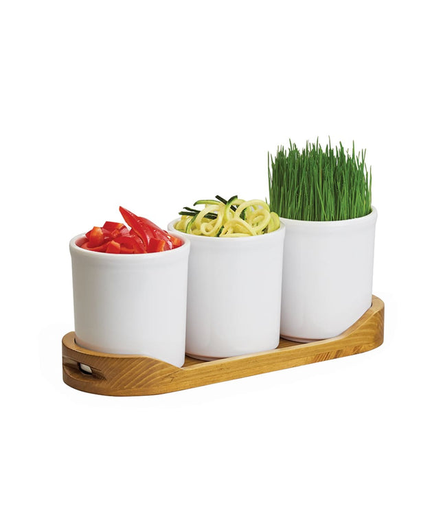 Khay Đựng Garnish Quầy Bar Cal-Mil 3647-32-99 3 Ngăn