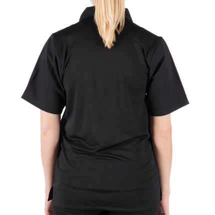 Áo đầu bếp poly-cotton màu đen Mercer Culinary size S