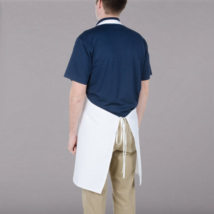 Tạp dề yếm bản rộng vải poly-cotton có thể tùy chỉnh Chef Revival trắng, 1 túi