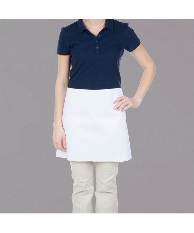 Tạp dề nửa thân vải poly-cotton có thể tùy chỉnh Chef Revival trắng