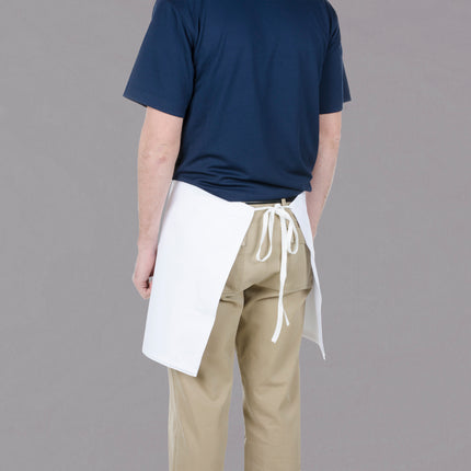 Tạp dề nửa thân vải poly-cotton có thể tùy chỉnh Chef Revival trắng