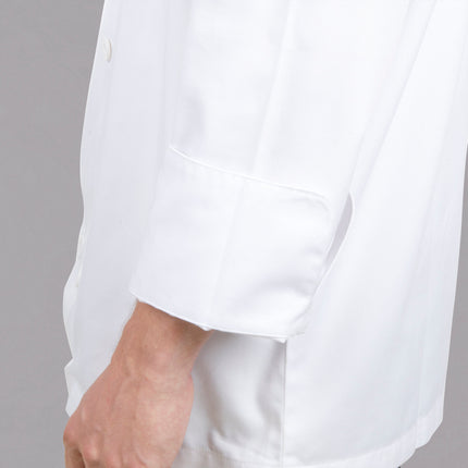 Áo bếp tay dài unisex Chef Revival Silver J002 trắng in tùy chỉnh nút logo bếp - 2X