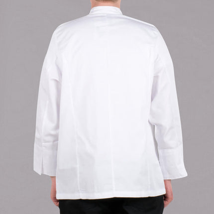 Áo đầu bếp tay dài Chef Revival Bronze Cool Crew J049 unisex trắng tùy chỉnh - M