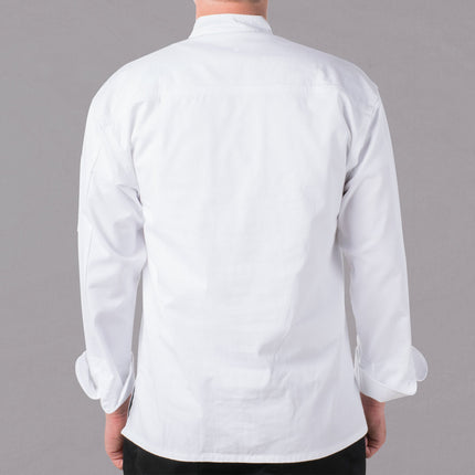 Áo bếp unisex dài tay nút vải Mercer Culinary Genesis màu trắng size 2XL