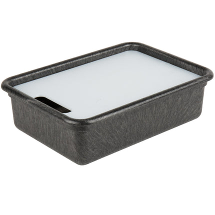 Bộ khay sâu và thớt HS Inc. HS1050C Prep n Serve màu than 44 x 32 cm