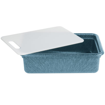 Bộ khay sâu và thớt HS Inc. HS1050C Prep n Serve màu việt quất 26 x 39 cm