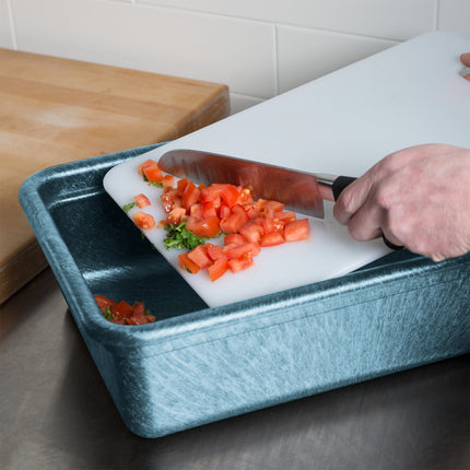 Bộ khay sâu và thớt HS Inc. HS1050C Prep n Serve màu việt quất 26 x 39 cm