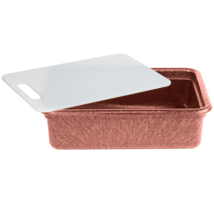 Bộ khay sâu và thớt HS Inc. HS1050C Prep n Serve màu ớt paprika 44 x 32 cm