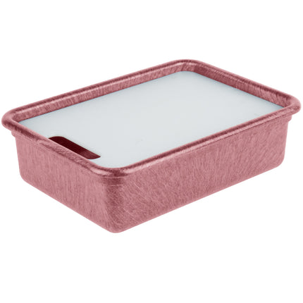 Bộ khay sâu và thớt HS Inc. HS1050C Prep n Serve màu mâm xôi 44 x 32 cm