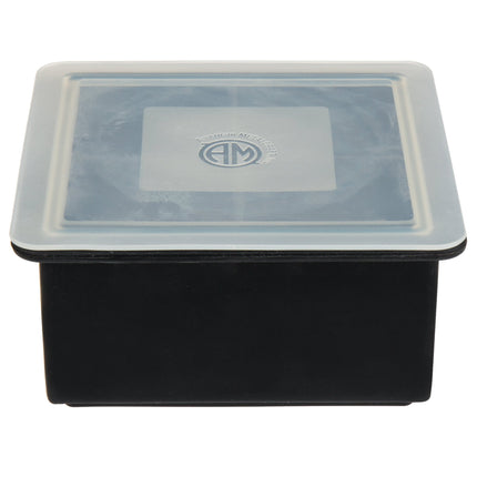 Khuôn đá silicone đen 4 ngăn viên 5 cm có nắp American Metalcraft SMSC4
