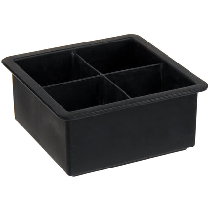Khuôn đá silicone đen 4 ngăn viên 5 cm có nắp American Metalcraft SMSC4