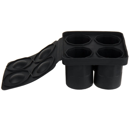Khuôn đá silicon 4 ngăn tròn có nắp TableCraft BSST 30 ml