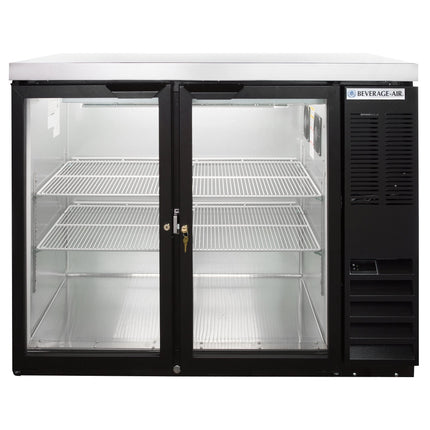 Tủ mát quầy bar Beverage-Air BB48HC-1-G-B-27 cửa kính màu đen 122 cm