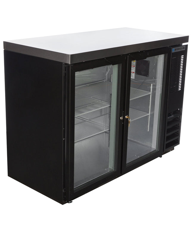 Tủ mát quầy bar Beverage-Air BB48HC-1-G-B-27 cửa kính màu đen 122 cm