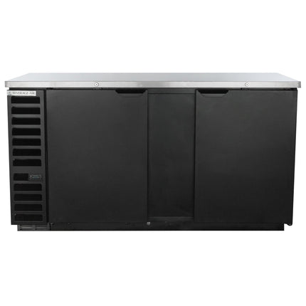 Tủ mát quầy bar Beverage-Air BB68HC-1-B 175 cm cửa đặc đen cao ngang quầy
