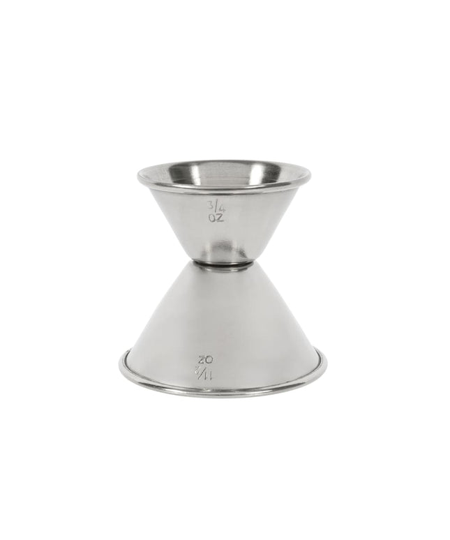 Ly Đong Đôi Browne 1291 22 ml & 44 ml Thép Không Gỉ Bóng