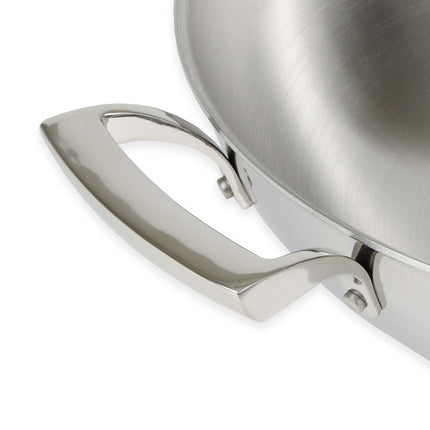 Chảo Xào Browne 5724095 30.5 cm Thép Không Gỉ/Nhôm - Sử Dụng Bếp Từ Tay Cầm Mát