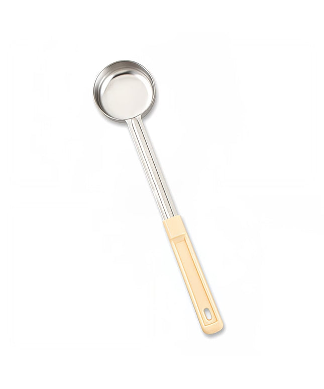 Thìa Chia Phần Đặc Browne 5757430 89 ml 27.3 cm Tay Cầm Nhựa Be Có Rãnh