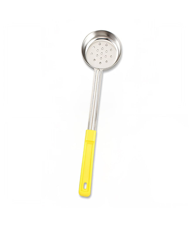 Thìa Chia Phần Có Lỗ Browne 5757451 148 ml Tay Cầm Nhựa Vàng Có Rãnh