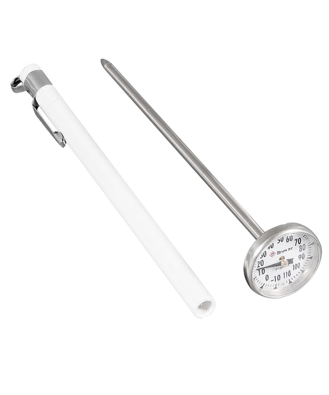 Nhiệt Kế Bỏ Túi Browne Mặt Đồng Hồ 2.5 cm Cần 12.7 cm, -10 Đến 110 Độ C (PT84113)