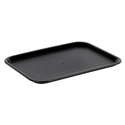 Khay nhựa đựng đồ ăn nhanh màu đen Choice 30 x 41 cm - Thùng 48 cái